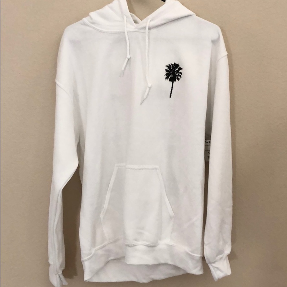 White Streetwear California Hoodie